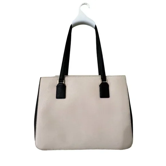 NWT Kate Spade Cameron Street Zooey Tote Purse Shoulder Bag Tusk Black T… - Picture 2 of 16
